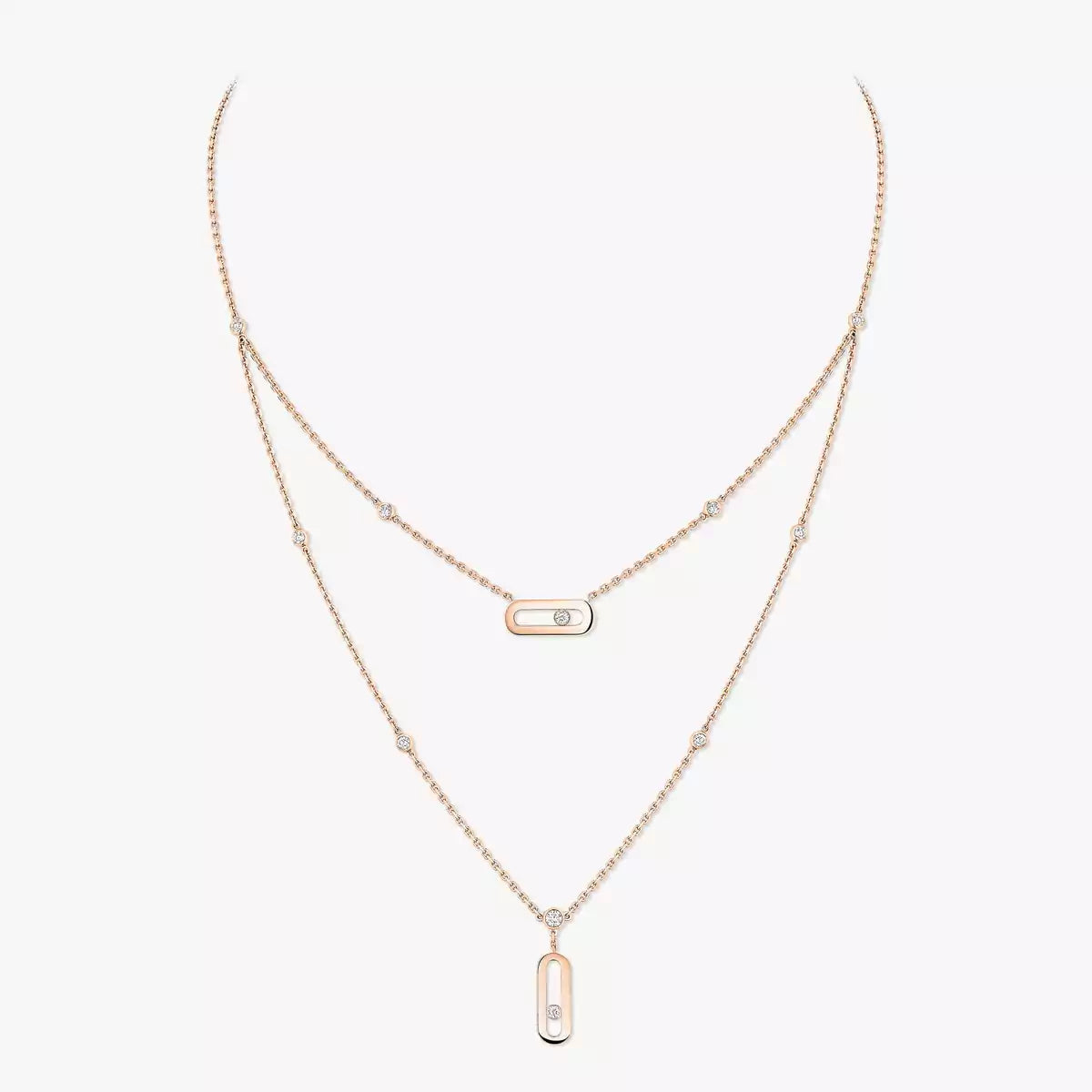 [⭐Seralia] Move Uno Diamond Necklace