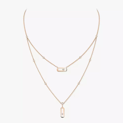 [⭐Seralia] Move Uno Diamond Necklace