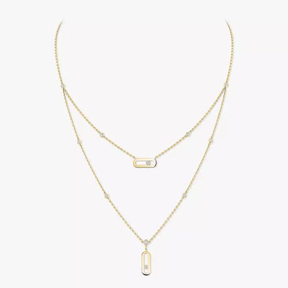 [⭐Seralia] Move Uno Diamond Necklace