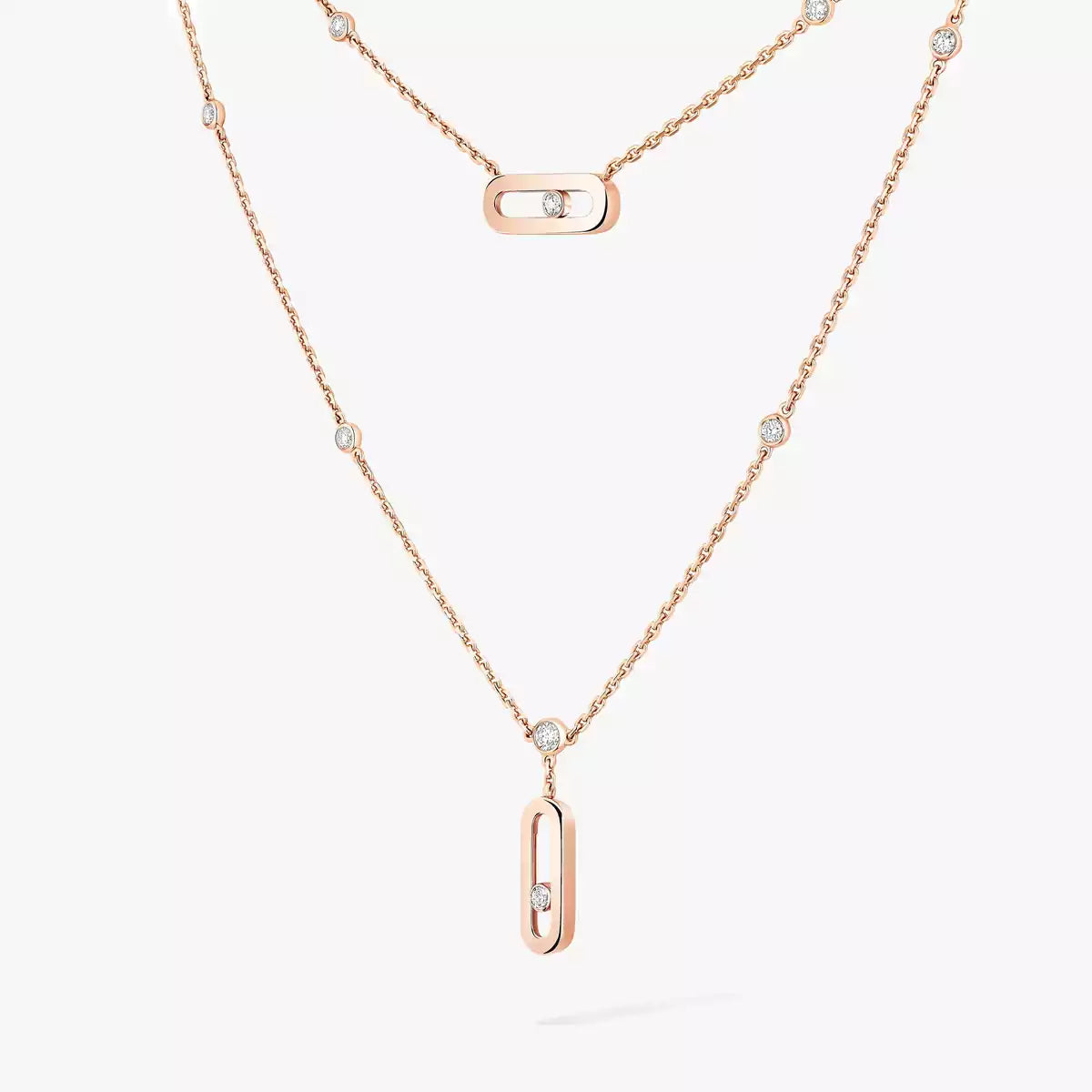 [⭐Seralia] Move Uno Diamond Necklace