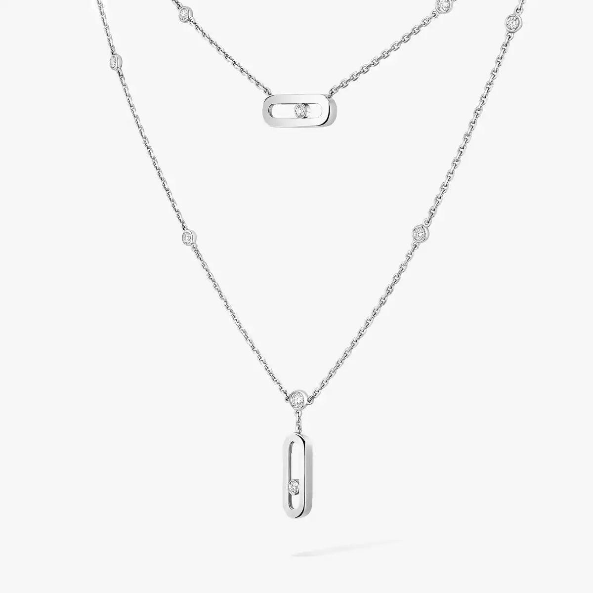 [⭐Seralia] Move Uno Diamond Necklace