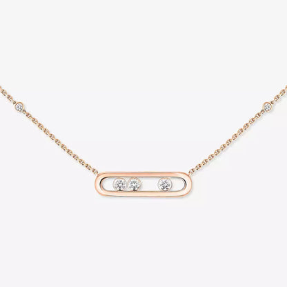 [⭐Seralia] Baby Move Gold Diamond Necklace