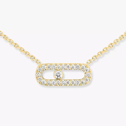 [⭐Seralia]Diamond Necklace Move Uno