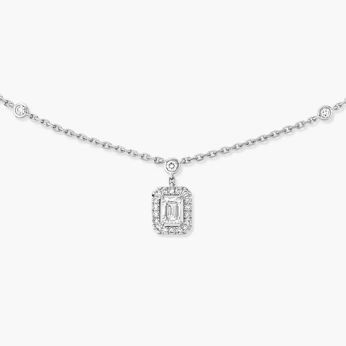 [⭐Seralia]My Twin Diamond Necklace in Silver