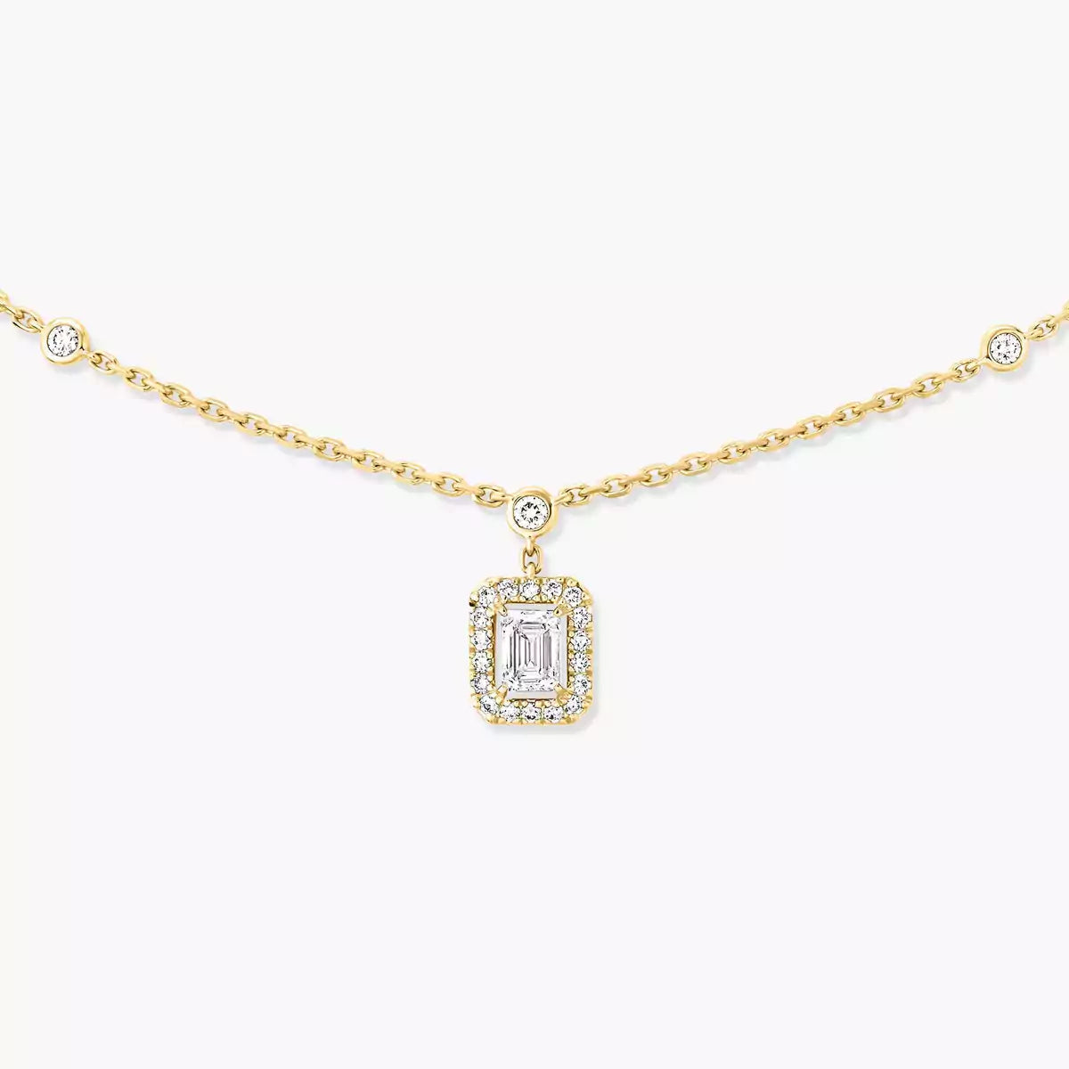 [⭐Seralia]My Twin Diamond Necklace in Silver