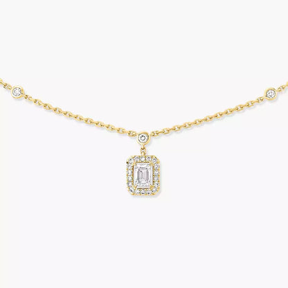 [⭐Seralia]My Twin Diamond Necklace in Silver