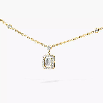 [⭐Seralia]My Twin Diamond Necklace in Silver