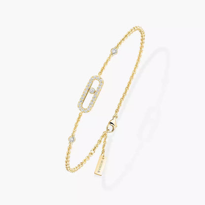 [⭐Seralia]Move Uno Diamond Bracelet