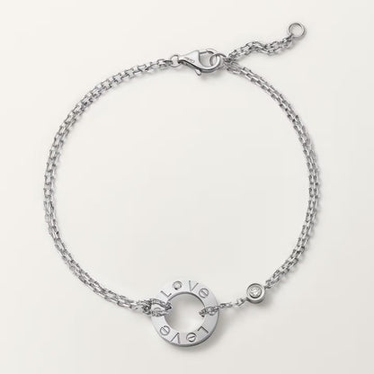 [⭐Seralia]LOVE BRACELET 2 DIAMOND