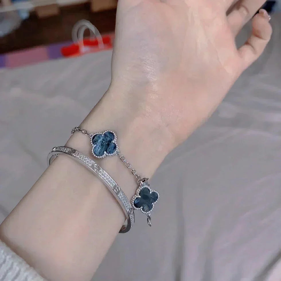 [⭐Seralia]CLOVER 5 MOTIF PIETERSITE BRACELET COLLECTION
