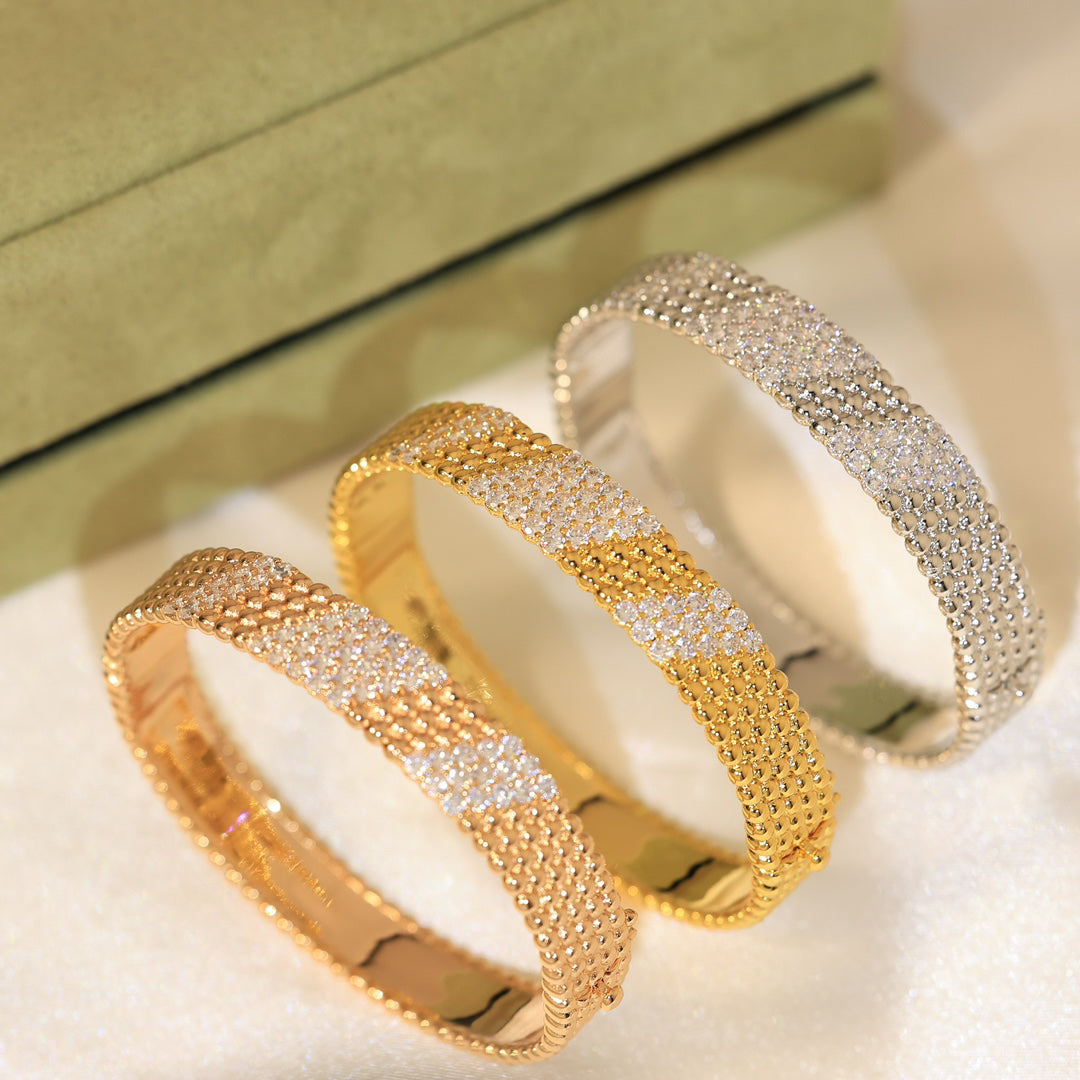 [⭐Seralia]  FIVE-ROW DIAMOND BRACELET