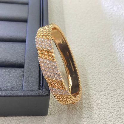[⭐Seralia]  FIVE-ROW DIAMOND BRACELET