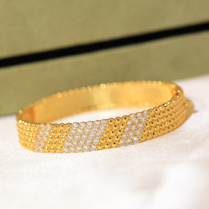 [⭐Seralia]  FIVE-ROW DIAMOND BRACELET