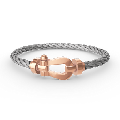 [⭐Seralia]FORCE LARGE HORSESHOE NO DIAMOND BRACELET ROSE GOLD
