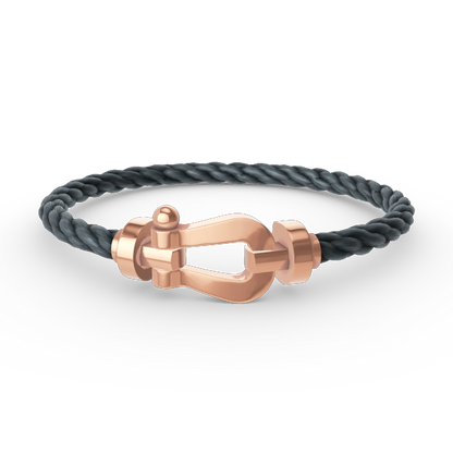 [⭐Seralia]FORCE LARGE HORSESHOE NO DIAMOND BRACELET ROSE GOLD