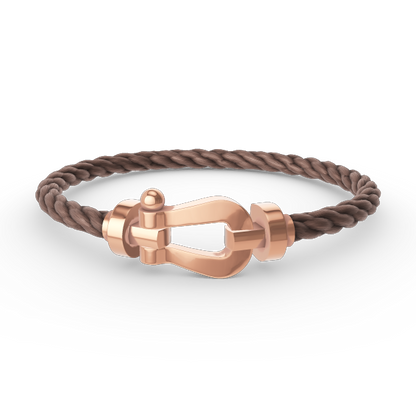 [⭐Seralia]FORCE LARGE HORSESHOE NO DIAMOND BRACELET ROSE GOLD