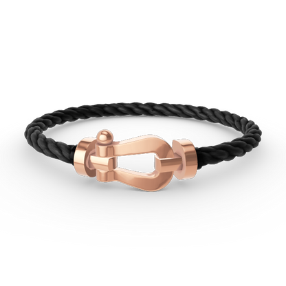 [⭐Seralia]FORCE LARGE HORSESHOE NO DIAMOND BRACELET ROSE GOLD