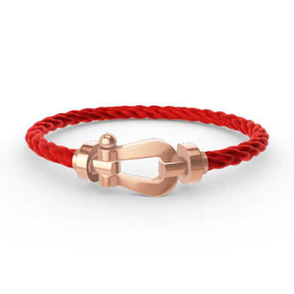 [⭐Seralia]FORCE LARGE HORSESHOE NO DIAMOND BRACELET ROSE GOLD