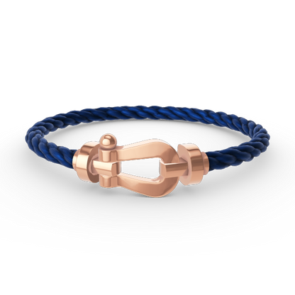 [⭐Seralia]FORCE LARGE HORSESHOE NO DIAMOND BRACELET ROSE GOLD