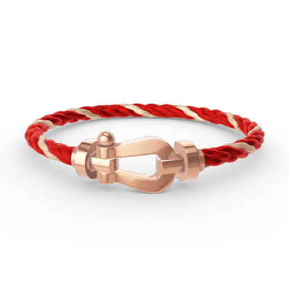 [⭐Seralia]FORCE LARGE HORSESHOE NO DIAMOND BRACELET ROSE GOLD