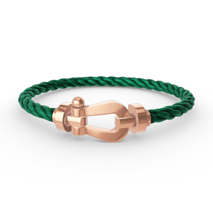 [⭐Seralia]FORCE LARGE HORSESHOE NO DIAMOND BRACELET ROSE GOLD