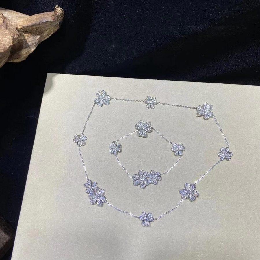 [⭐Seralia]FRIVOLE SILVER 5 FLOWERS BRACELET