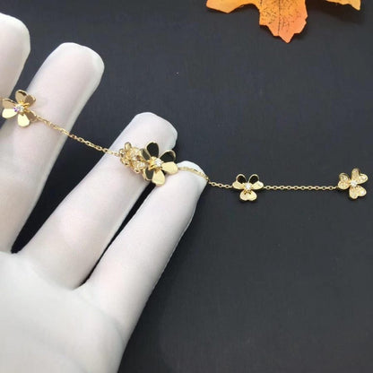 [⭐Seralia]FRIVOLE GOLD 5 FLOWERS BRACELET