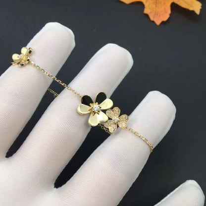 [⭐Seralia]FRIVOLE GOLD 5 FLOWERS BRACELET