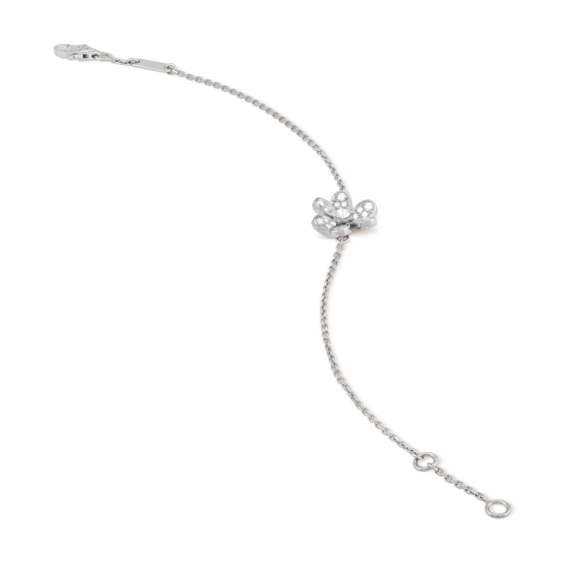 [⭐Seralia]FRIVOLE SILVER FLOWER DIAMOND BRACELET