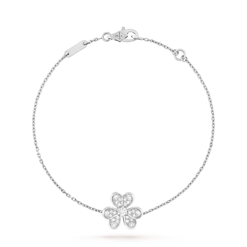 [⭐Seralia]FRIVOLE SILVER FLOWER DIAMOND BRACELET