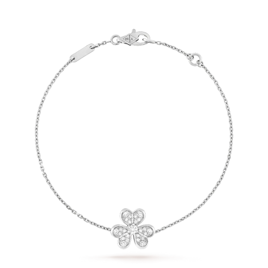 [⭐Seralia]FRIVOLE SILVER FLOWER DIAMOND BRACELET