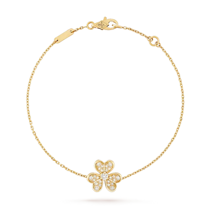 [⭐Seralia]FRIVOLE GOLD FLOWER DIAMOND BRACELET