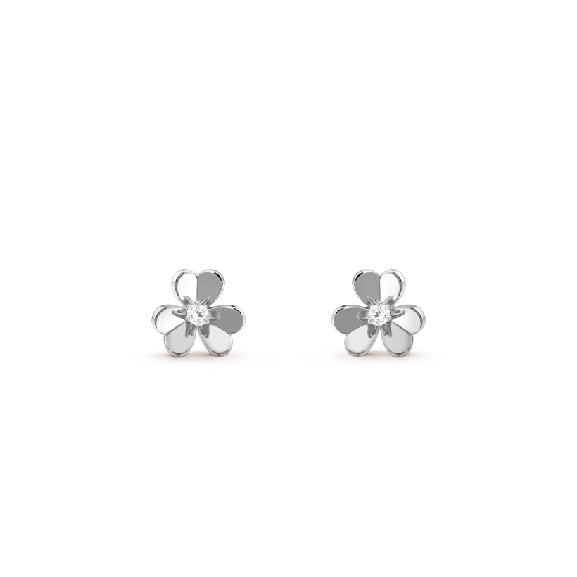 [⭐Seralia]FRIVOLE MINI SILVER FLOWER EARRINGS