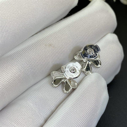 [⭐Seralia]FRIVOLE MINI SILVER FLOWER EARRINGS