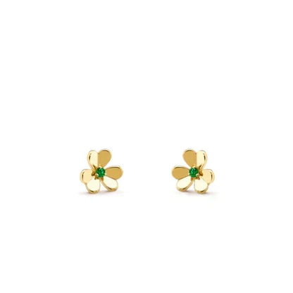 [⭐Seralia]FRIVOLE  FLOWER MALACHITE EARRINGS