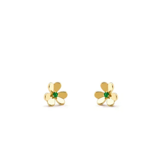 [⭐Seralia]FRIVOLE  FLOWER MALACHITE EARRINGS