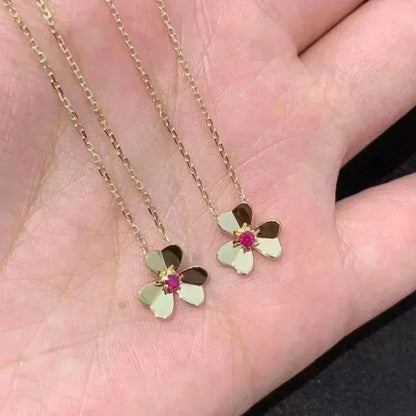 [⭐Seralia]FRIVOLE GOLD FLOWER NECKLACE