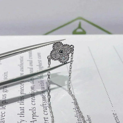 [⭐Seralia]CLOVER  SINGLE FLOWER BRACELET SILVER