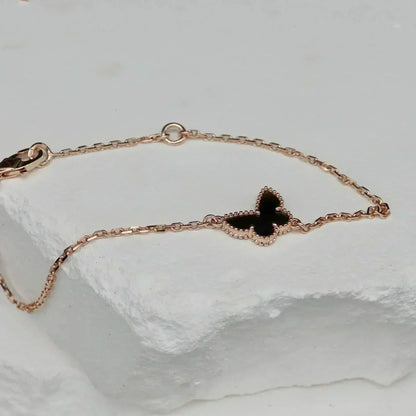 [⭐Seralia]BUTTERFLY ONYX  BUTTERFLY BRACELET