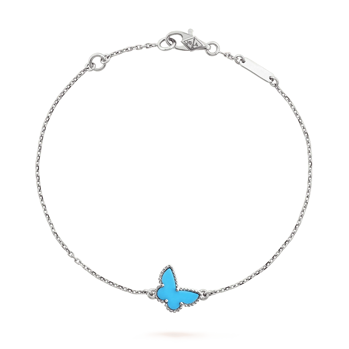 [⭐Seralia]BUTTERFLY TURQUOISE BUTTERFLY BRACELET SILVER