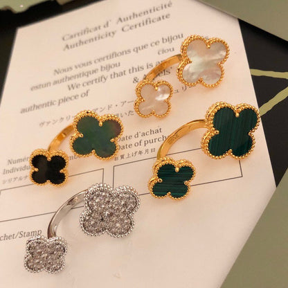 [⭐Seralia]CLOVER BETWEEN THE FINGER RING