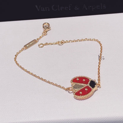 [⭐Seralia]LUCKY SPRING 1 MOTIF PINK GOLD BRACELET