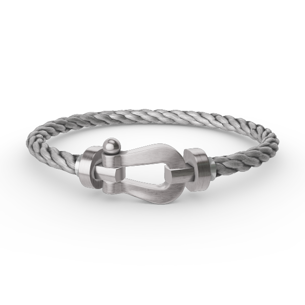 [⭐Seralia]FORCE LARGE HORSESHOE NO DIAMOND BRACELET SILVER
