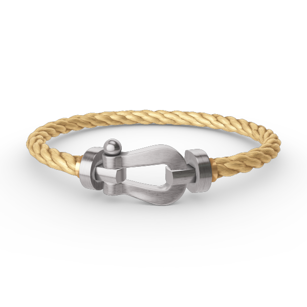 [⭐Seralia]FORCE LARGE HORSESHOE NO DIAMOND BRACELET SILVER