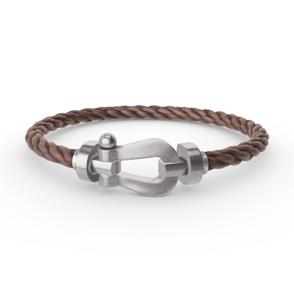 [⭐Seralia]FORCE LARGE HORSESHOE NO DIAMOND BRACELET SILVER