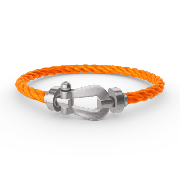 [⭐Seralia]FORCE LARGE HORSESHOE NO DIAMOND BRACELET SILVER