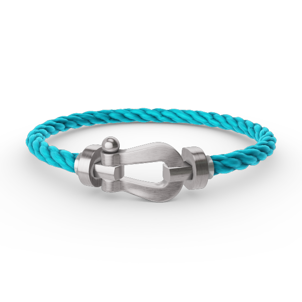 [⭐Seralia]FORCE LARGE HORSESHOE NO DIAMOND BRACELET SILVER