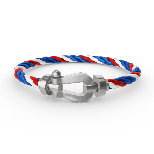 [⭐Seralia]FORCE LARGE HORSESHOE NO DIAMOND BRACELET SILVER