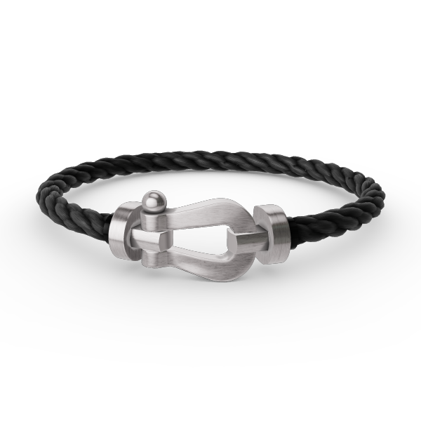 [⭐Seralia]FORCE LARGE HORSESHOE NO DIAMOND BRACELET SILVER