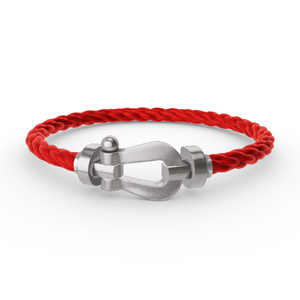 [⭐Seralia]FORCE LARGE HORSESHOE NO DIAMOND BRACELET SILVER